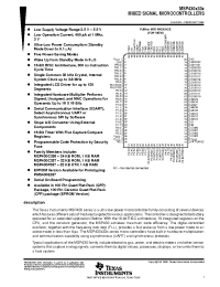 Datasheet MSP430C337 manufacturer TI